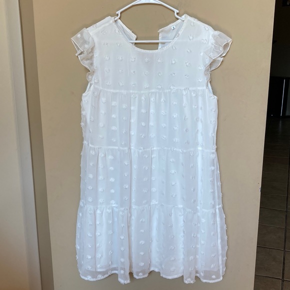 Robe D'été Fille Neck & Neck - Gris Adorable - Taille 8 - Neuf Sans étiquette